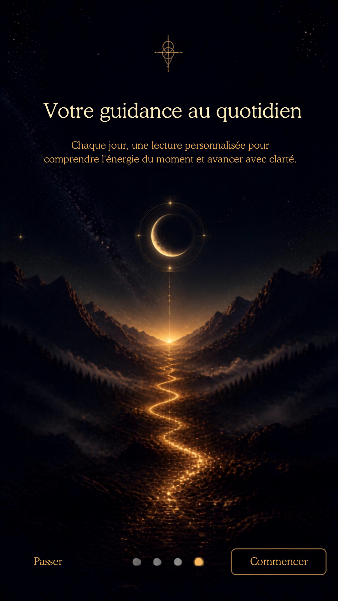 Capture d'écran GRIMM présentant la guidance quotidienne personnalisée